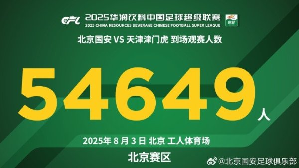 感谢全场的54649名球迷给予的支持，遗憾没能用获胜  回馈