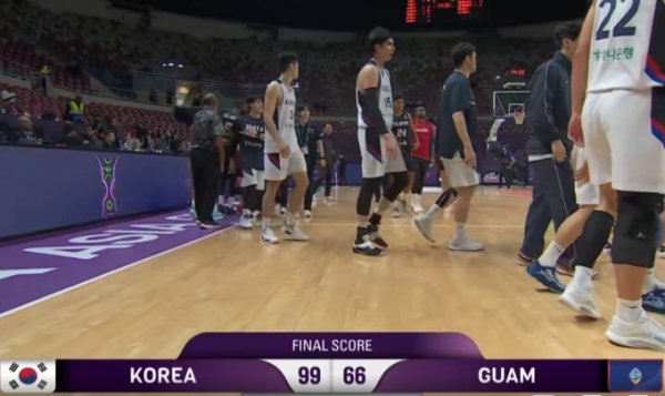 韩国队33分狂胜关岛轻松晋级下一轮  ！八强赛将对阵中国！