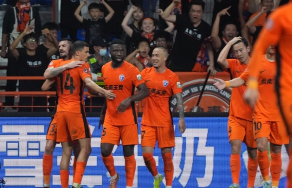 3-1! 玉昆双杀新鹏城, 终结中超2连败升第7, 韦斯利2
