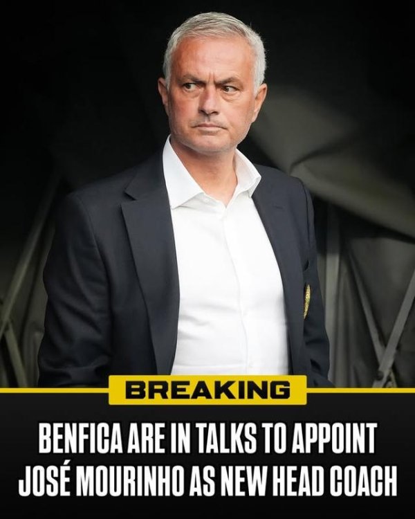 罗马诺：穆帅和本菲卡可能很快达协议！他想立即重返指导教练员岗